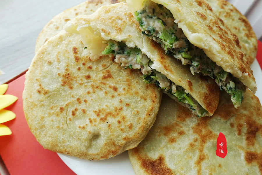 [猪肉小白菜馅饼]