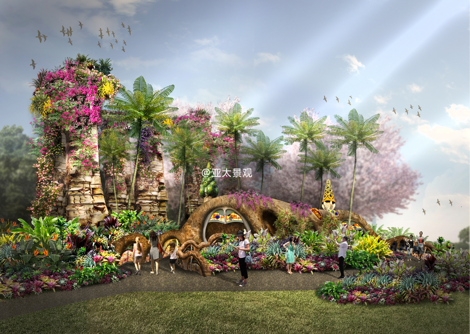 仙湖花园走出梧桐山