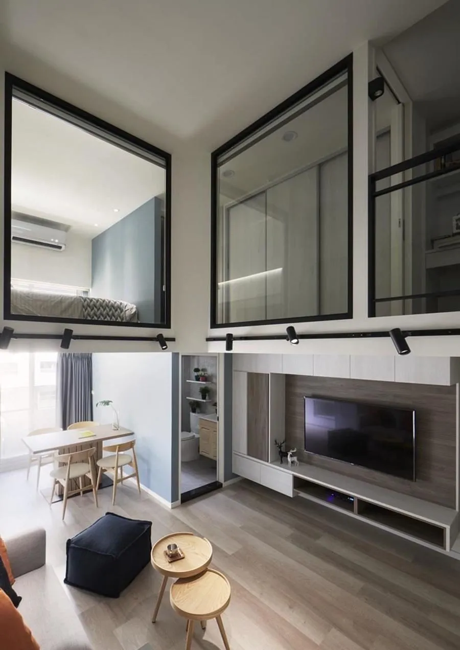 46㎡能住六口人！这5套复式公寓，简直装修爆款教科书