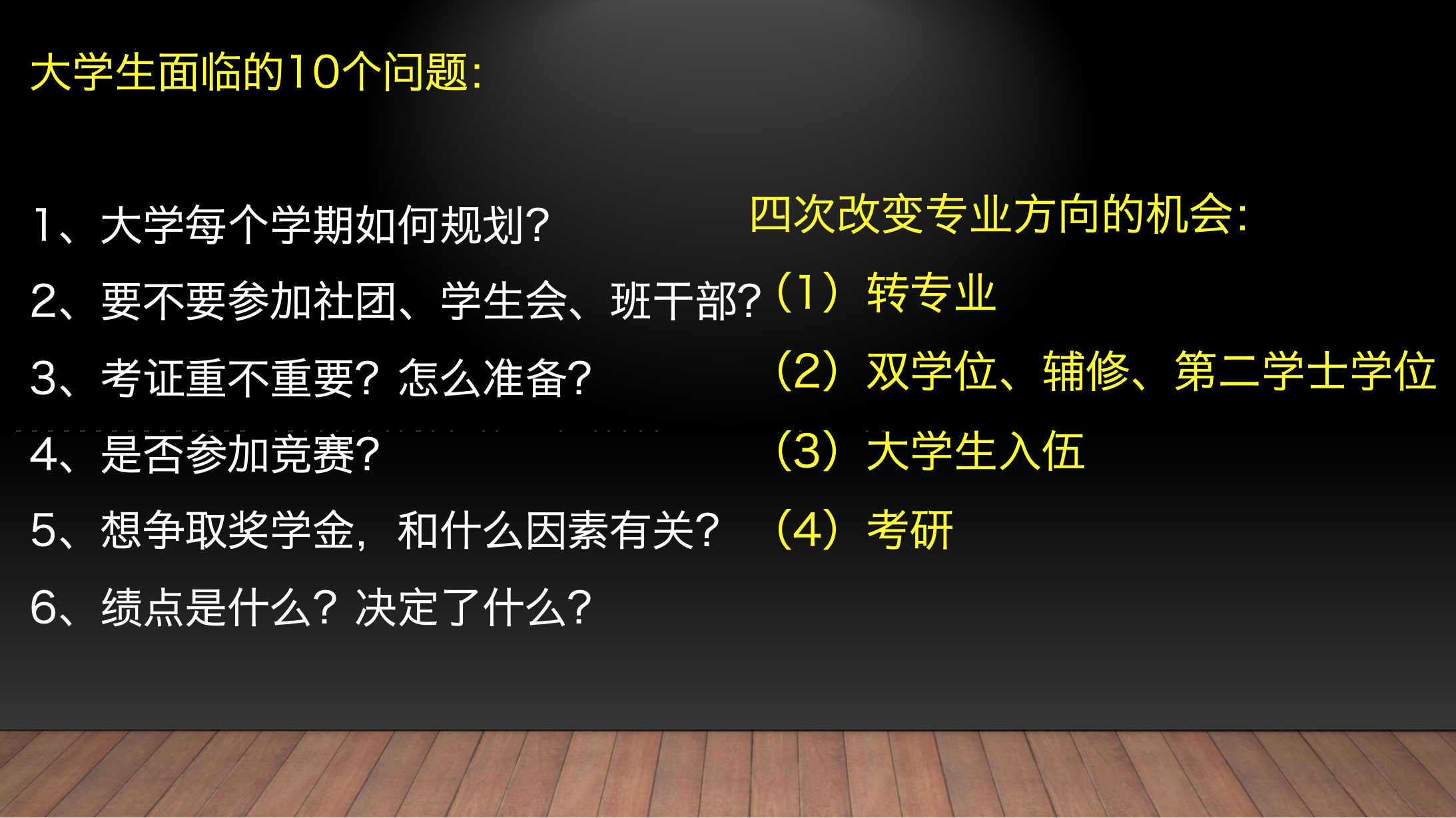 怎样规划大学四年？（准）大学生面临的10个问题