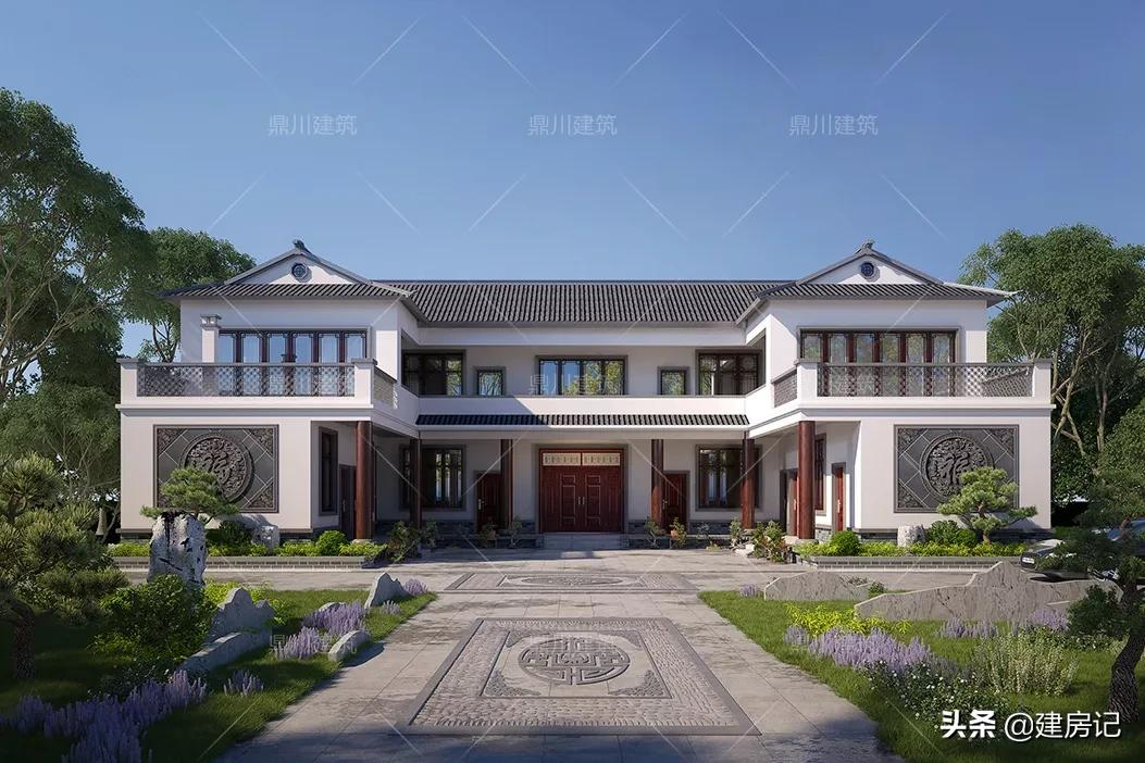 国人想建的房子，不可缺这6款湖北农村别墅，中式合院雅致又高级