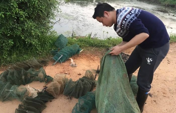 50米地笼80x80价格农村又一捕鱼方式火了