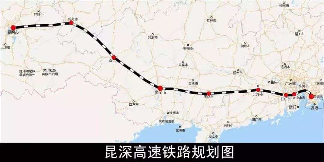 云南20条铁路动态：15条规划+5条在建，离开工不远了