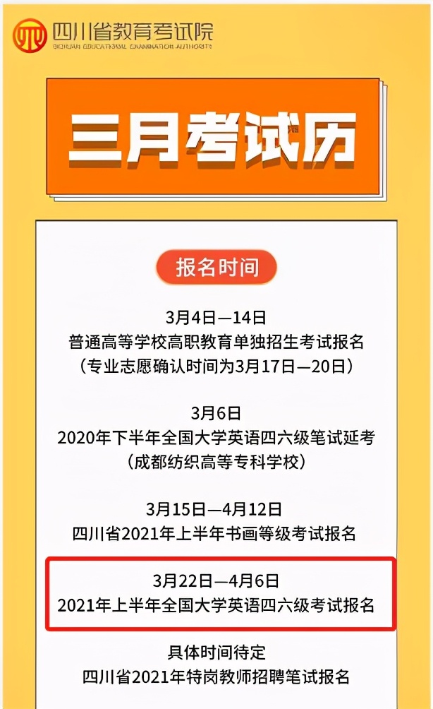 四六级下周开始报名！各省市报名时间汇总，名额还要抢