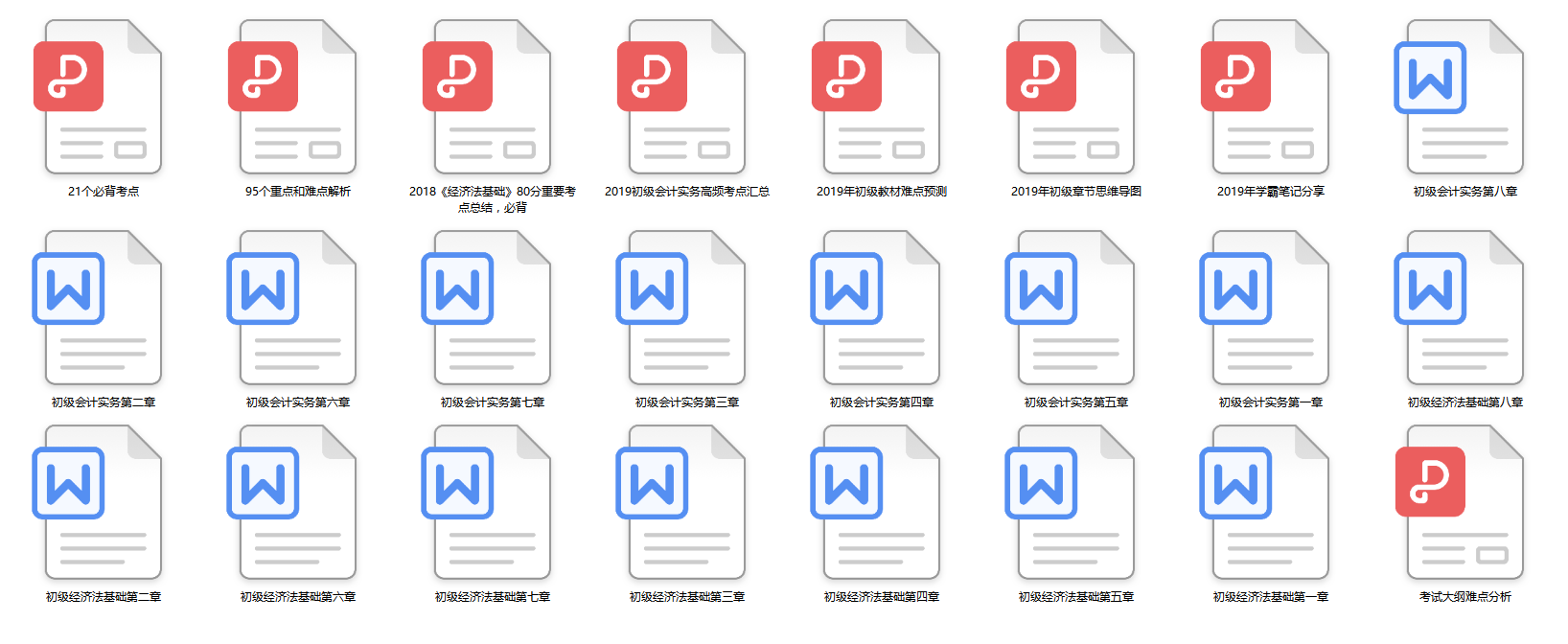 2020年初级、cpa、中级会计资料包大合集【真题、考点、视频】