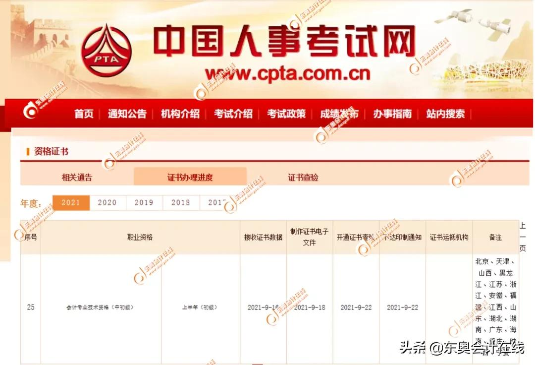 初级会计证书领取,初级会计证书领取入口