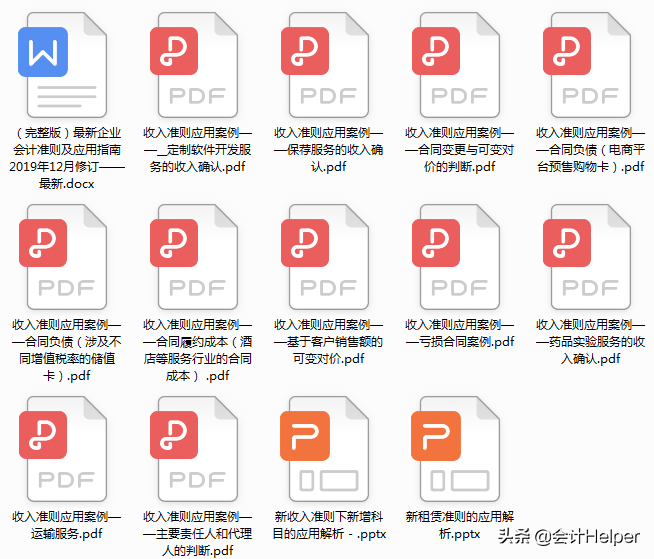 11个新收入准则应用案例解析，含合同负债+合同履约成本+收入确认
