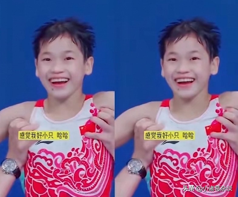 全红婵终于露面！与6位姐姐拍视频，坐C位一脸懵，节奏总是慢一拍