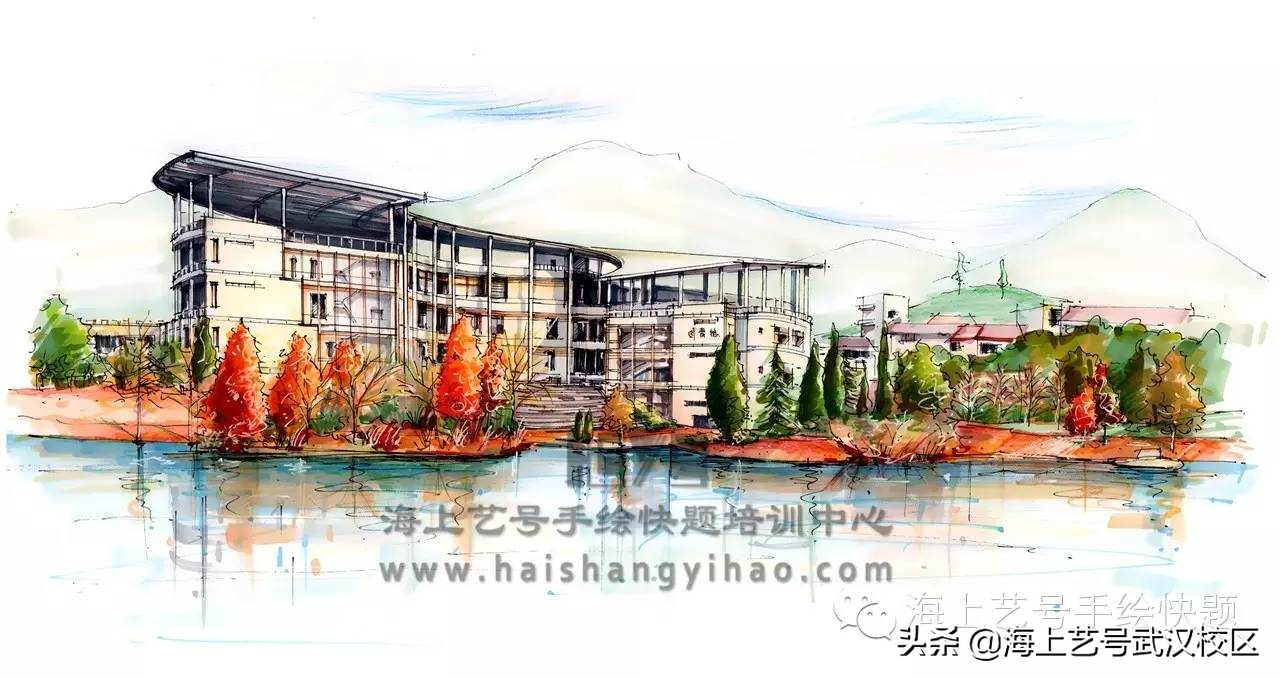 设计手绘 / 绘出你心中的最美校园