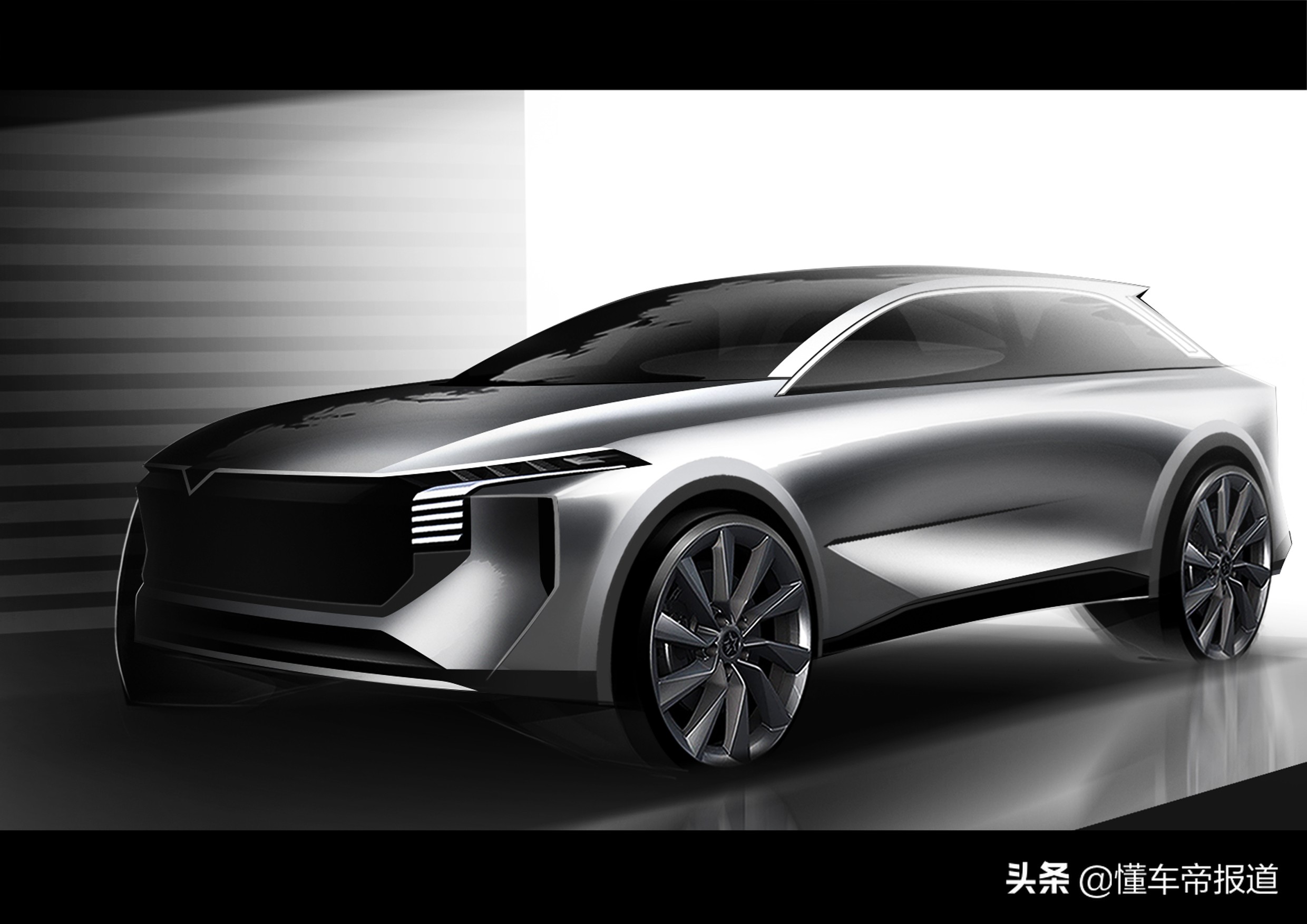 新车</p><p>　　1.5T发动机190马力，尺寸超吉利博越！启辰新车型设计图曝光
