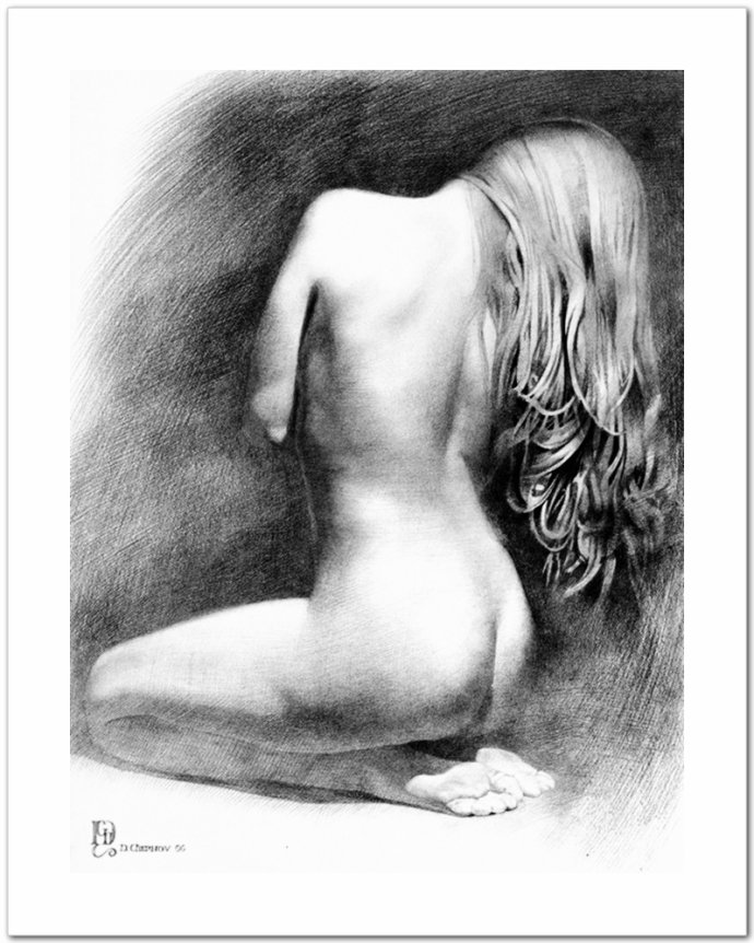 超美素描 -- 乌克兰画家丹尼斯铅笔画
