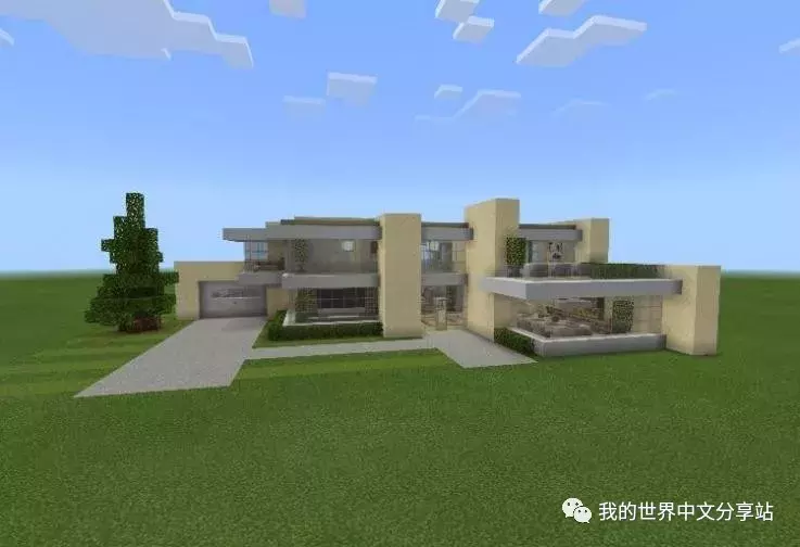《我的世界》如何建造现代风格别墅?看真正的建筑设计师如何做的