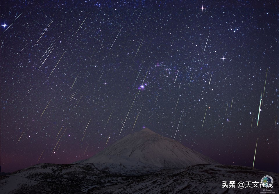 6张关于双子座流星雨的酷图双子座流星雨的图片