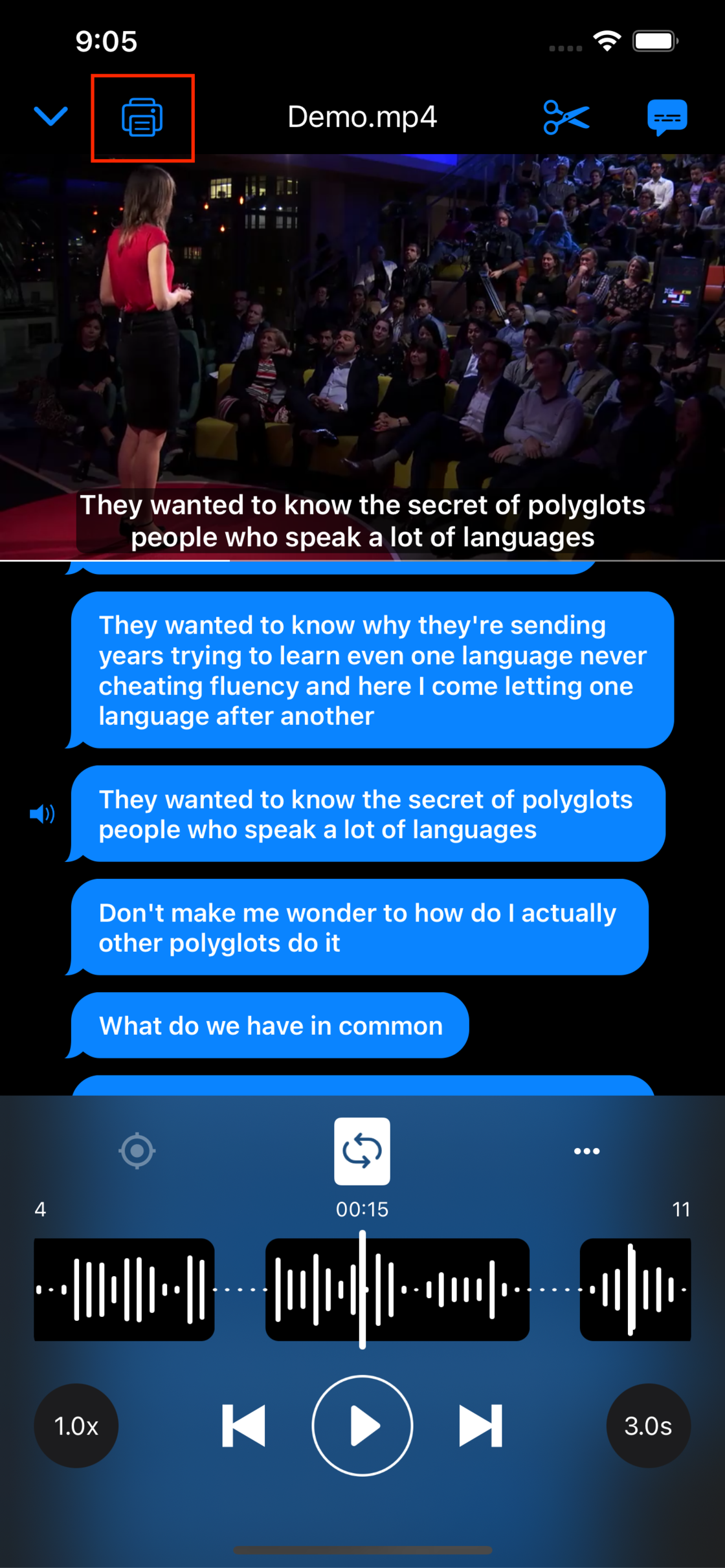 我是如何利用APP提高英语听力 - 一款能自动断句的播放器