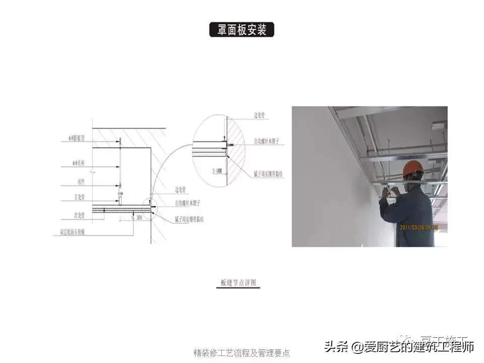 图解装饰装修工程施工工艺流程，用图片的形式解析施工，请收藏