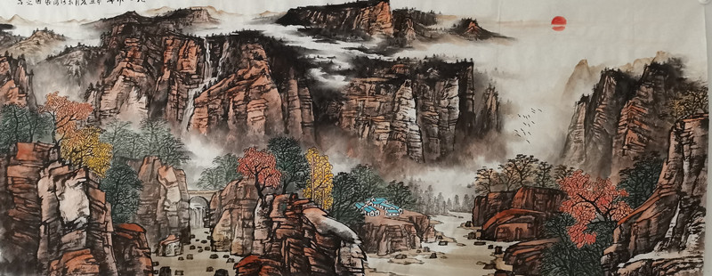 「诗画评析」张国亮的田园诗与山水画
