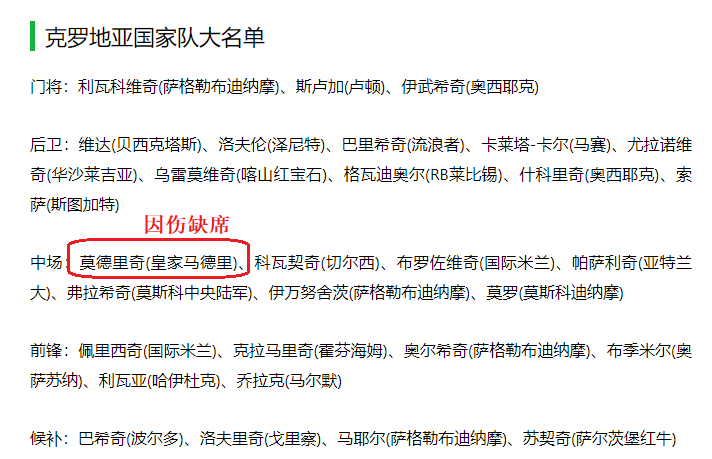 俄罗斯世界杯小组赛赛程新闻(世预赛：俄罗斯vs克罗地亚，两队核心都不在，咋踢呢？)