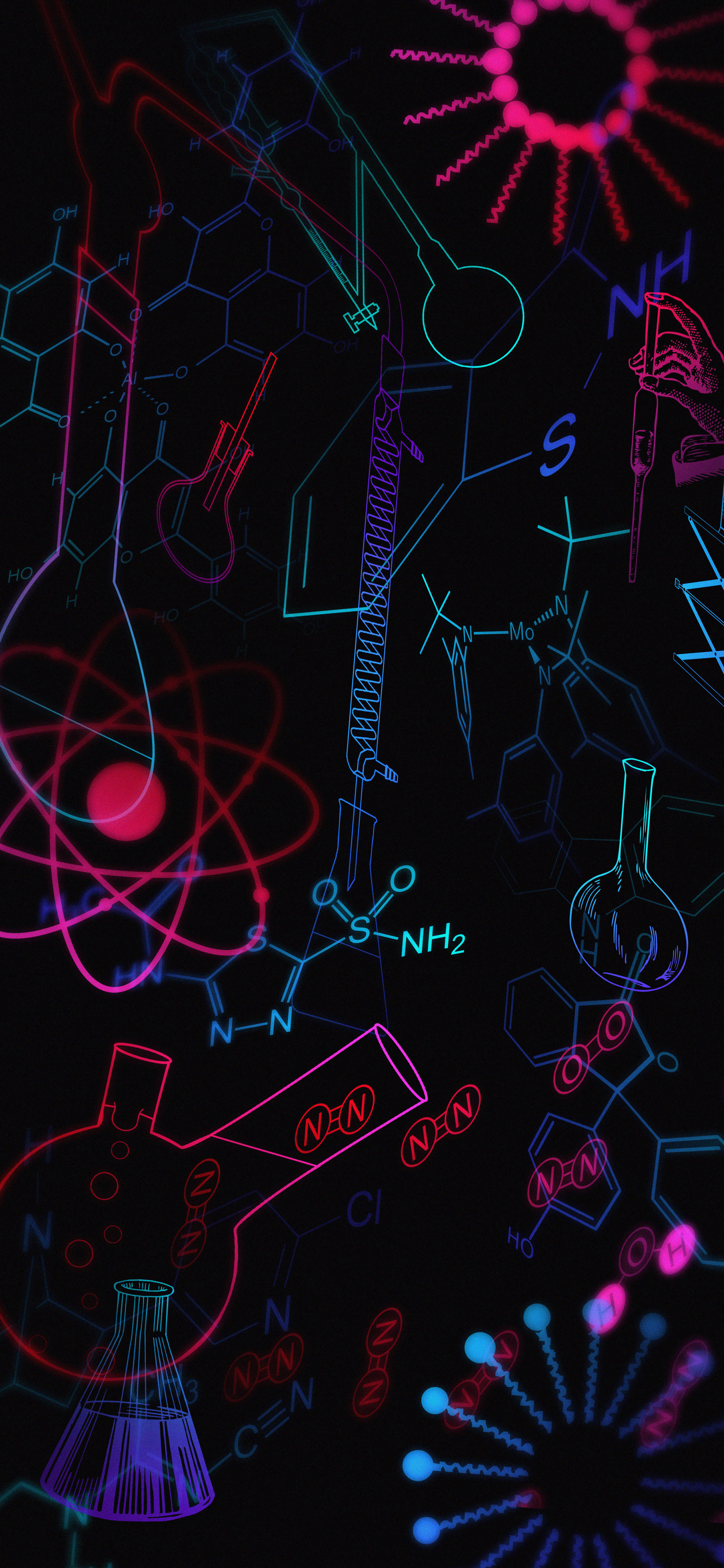 壁纸｜适合夜间模式的“科学公式”壁纸