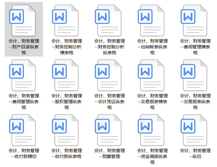 180份财务会计，老会计帮你整理好了！特别齐全，建议收藏