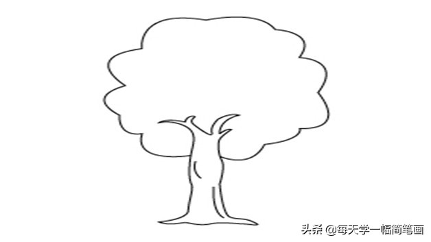 每天学一幅简笔画--树的简单画法