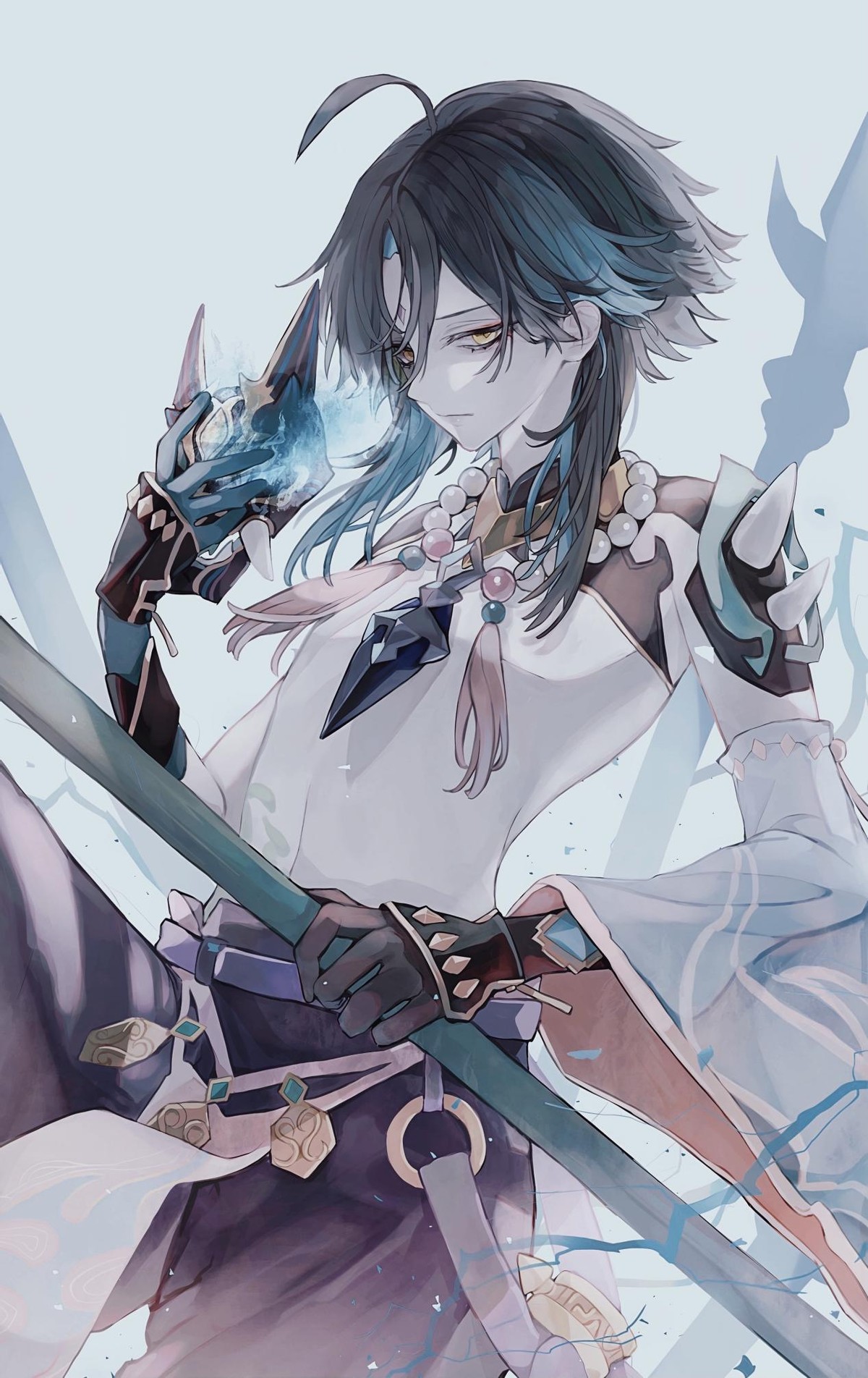 原神同人:魈在想这东西能吃吗?荧大呼不可以