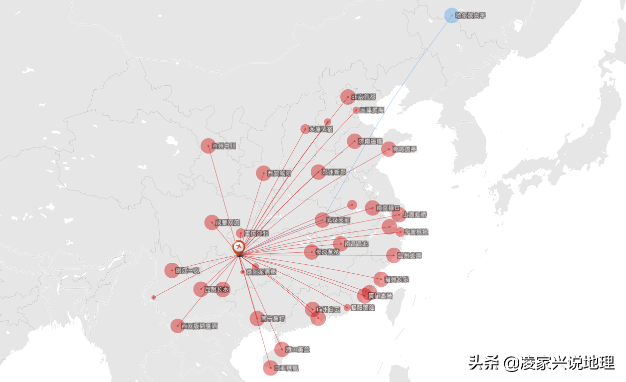 贵州省民航机场发展报告，贵阳区域枢纽设双机场