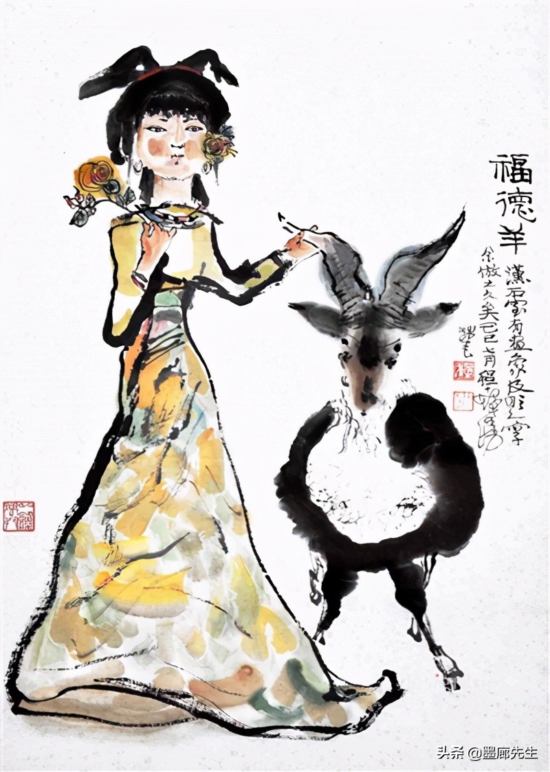 精选100幅画羊美图供大家学习收藏