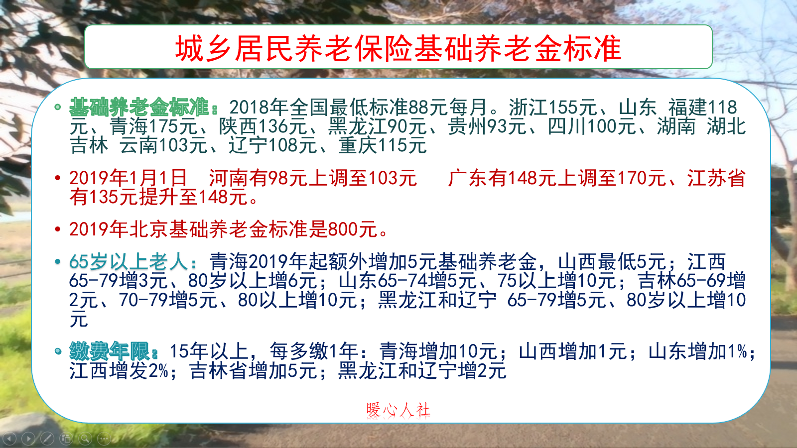 山东农村养老保险,山东农村养老保险缴费标准和领取标准