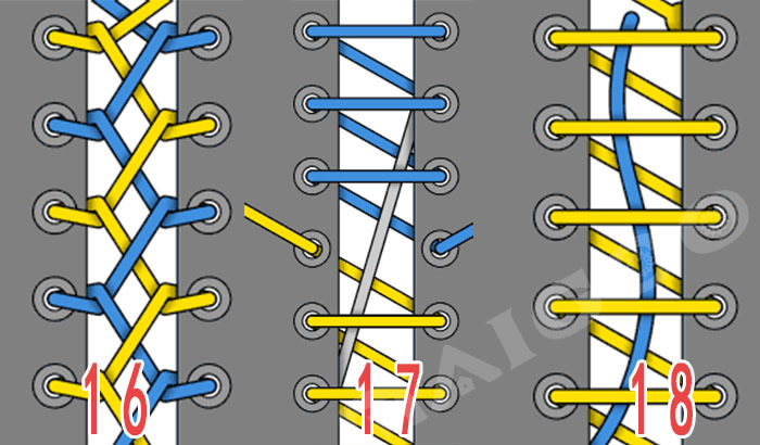 运动鞋带的24种系法（一根鞋带的24种系法）