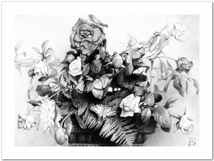 超美素描 -- 乌克兰画家丹尼斯铅笔画