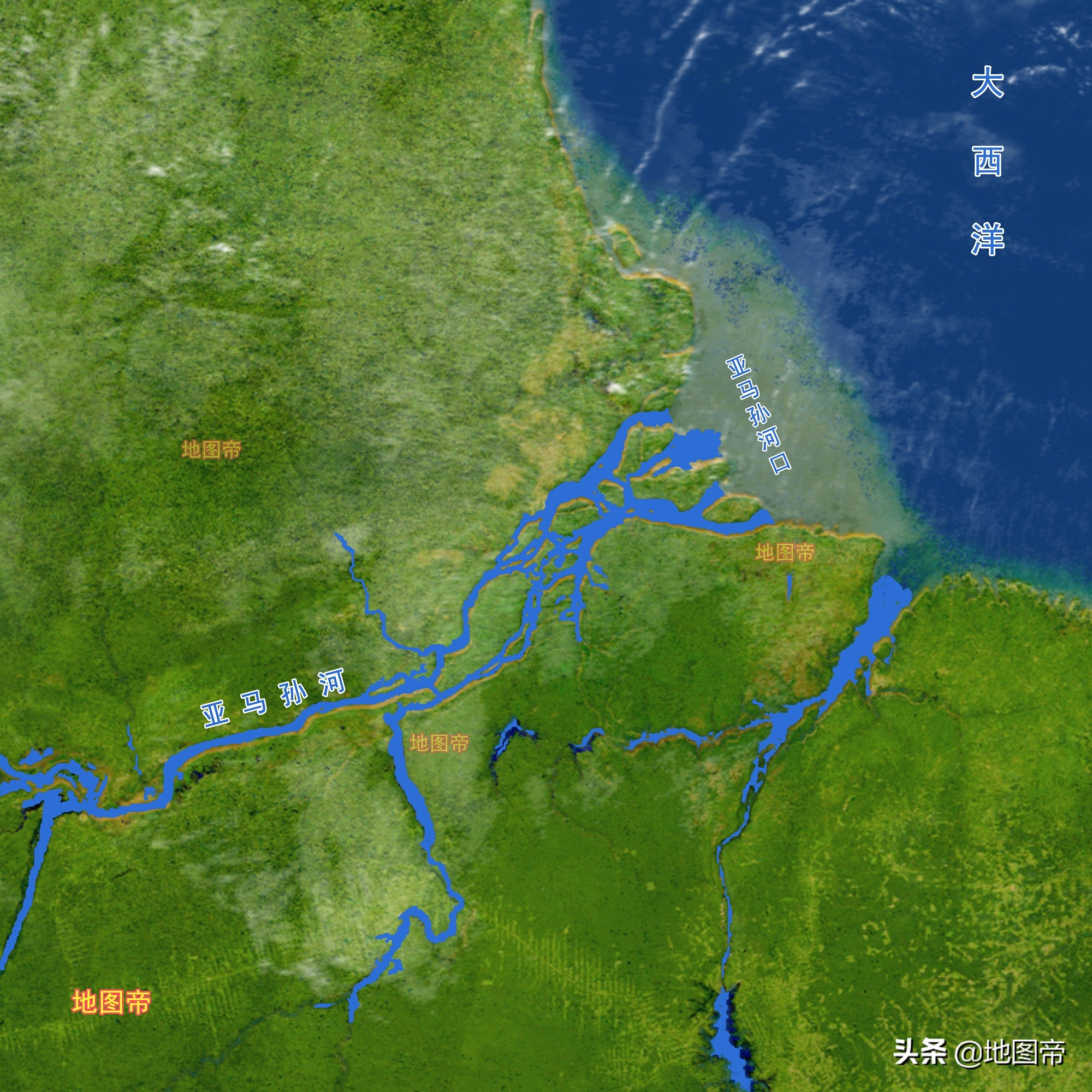 巴西气候类型分布图（巴西地区的气候分布方向）