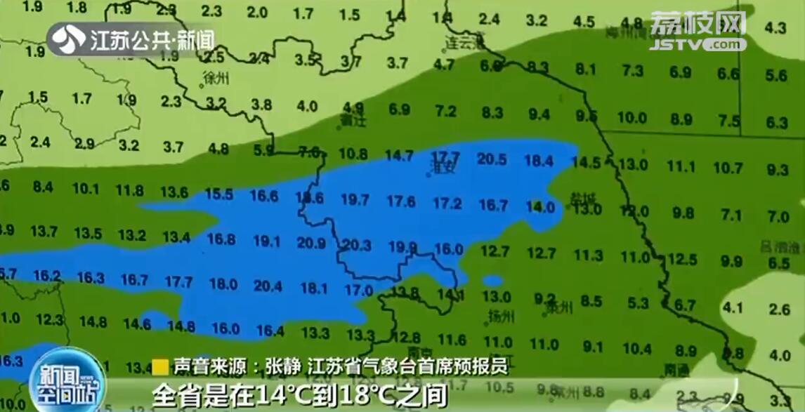 江苏急速入秋！最低温跌至5℃ 淮北地区迎霜冻