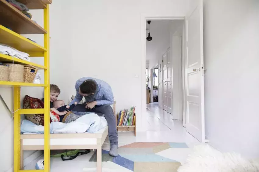 兒童空間設計設計師夫婦親手打造的人性化親子宅，簡約又實用！