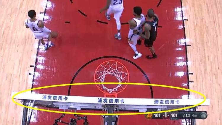 nba球场中国广告有哪些(钱真多，在NBA火箭主场出现的那些中国广告 最后一个我真服！)