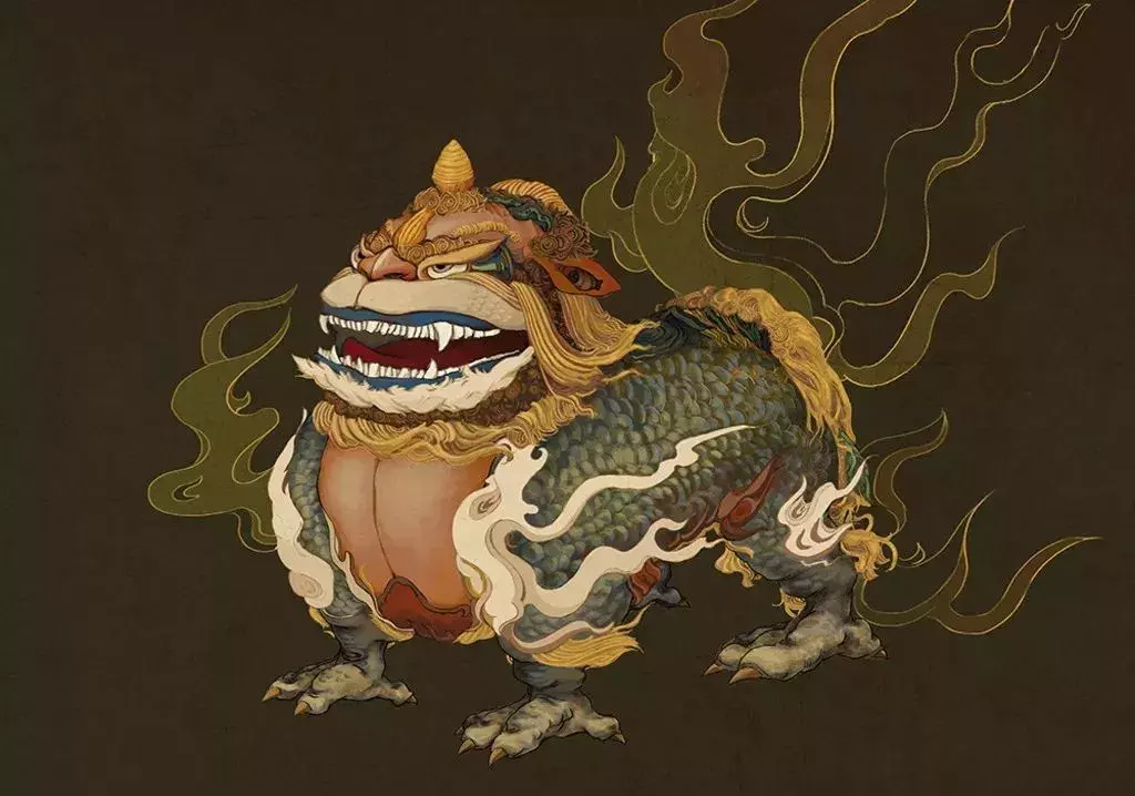 獬豸(xiè zhì),中国古时传说中的神兽,外观似羊似鹿,头顶正中有长