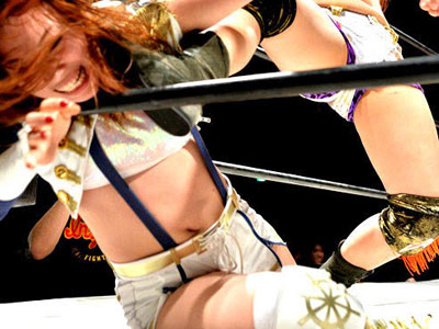 日本女子摔跤动图表情包