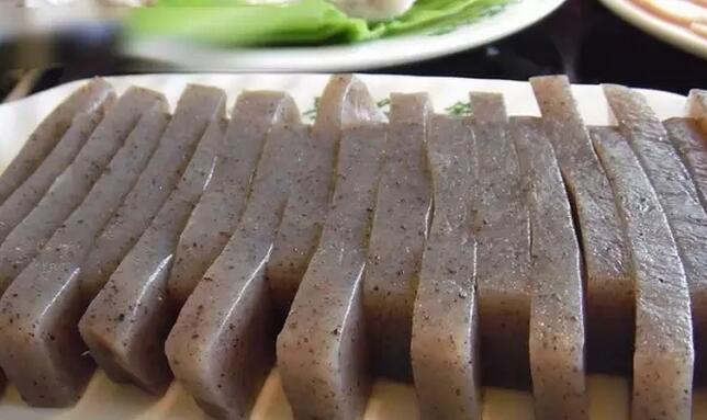 魔芋糕因为宁德临海,这边的海鲜也是多种多样.