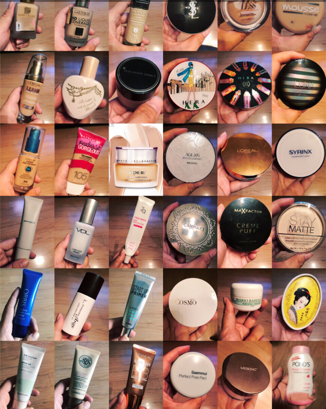 测评：超全36款网红底妆大集合--从露华浓到雅诗兰黛