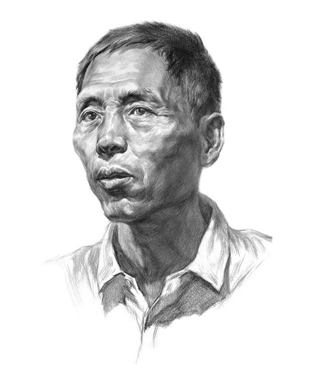 人像素描案例