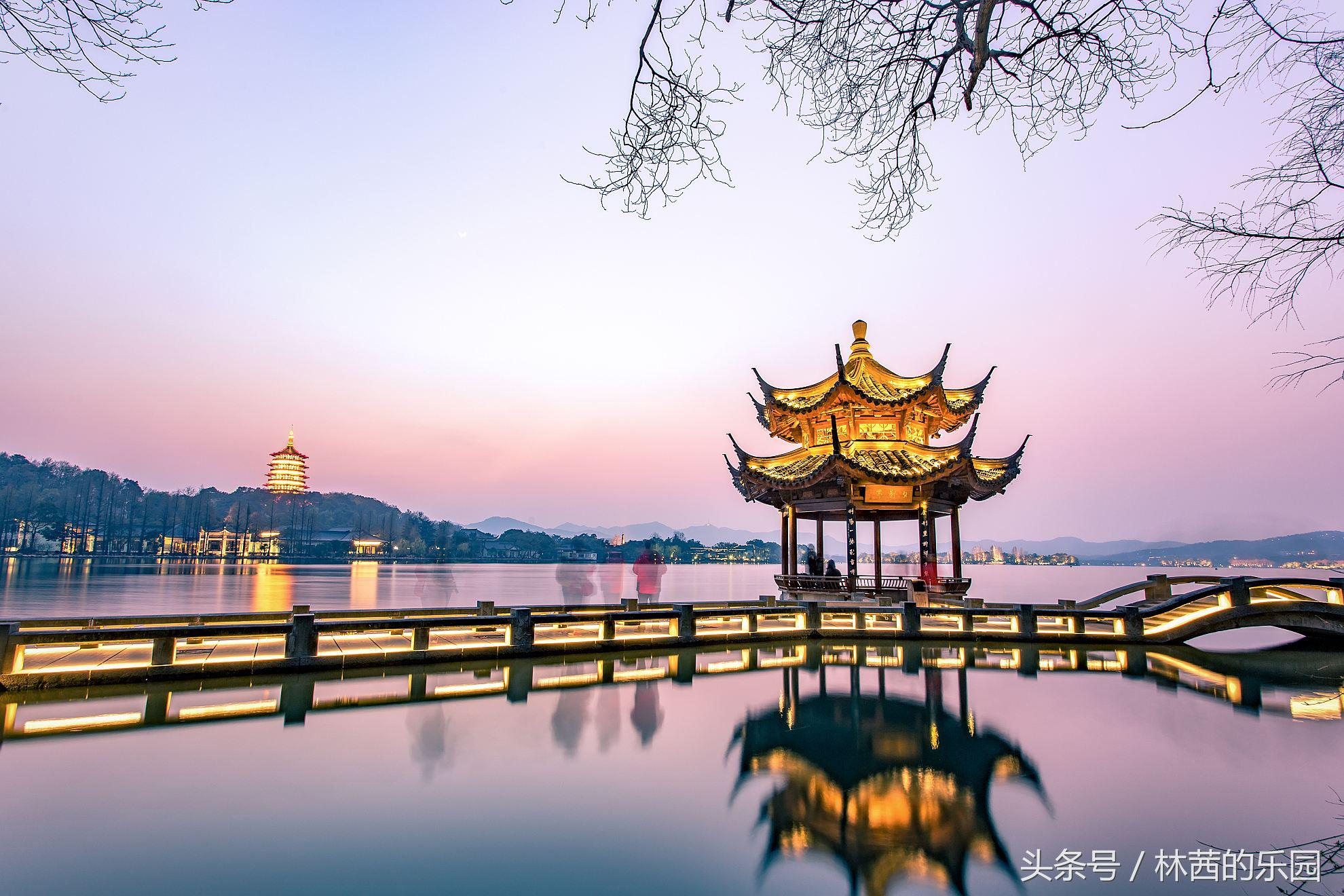 咏西湖的10首绝美诗词，烟柳画桥，风帘翠幕，疏影横斜，暗香浮动