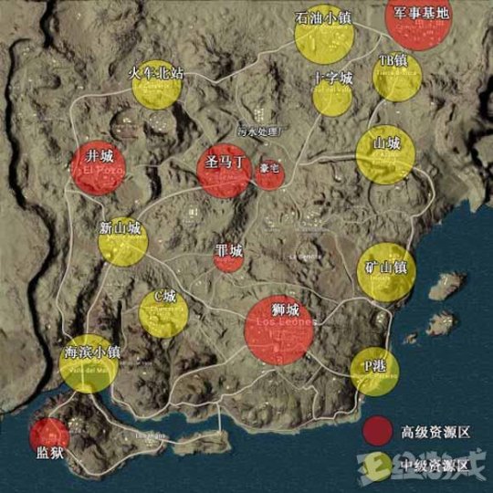 绝地求生手游沙漠地图跳伞点推荐！跳对地方，随便打都能进前十？