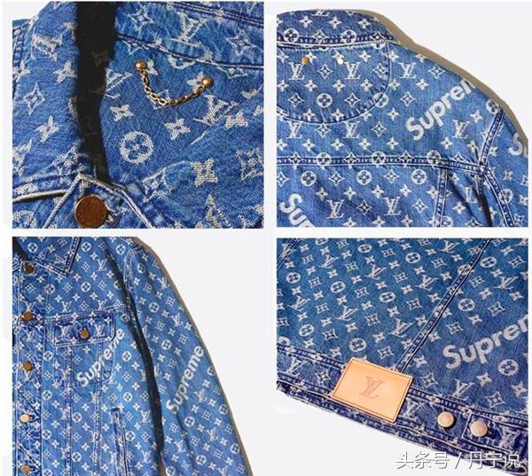 supreme与lv,北脸,李维斯联名牛仔外套炒上天了 - 114货源网