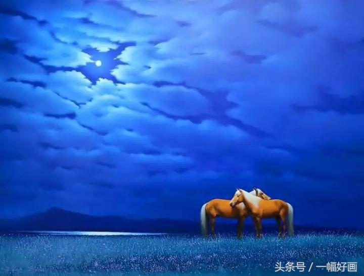 有人说他是一位画马大家，有人说蒙古马是他的神