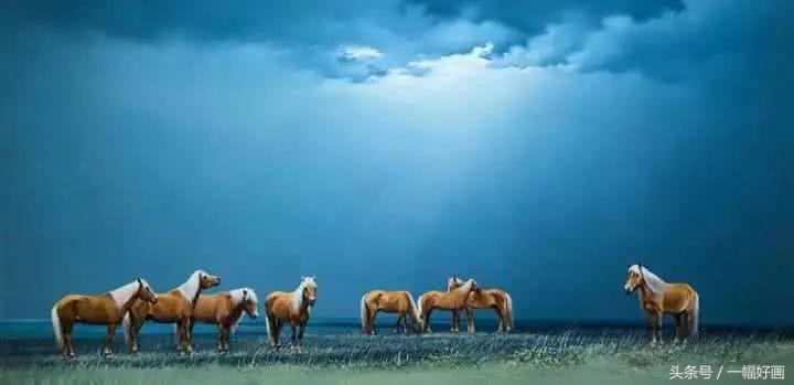 有人说他是一位画马大家，有人说蒙古马是他的神