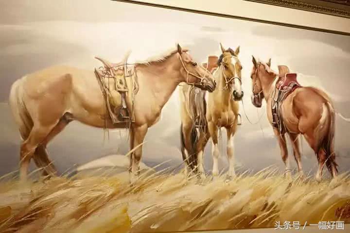 有人说他是一位画马大家，有人说蒙古马是他的神