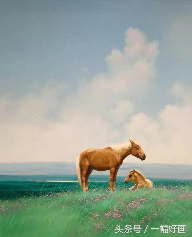 有人说他是一位画马大家，有人说蒙古马是他的神