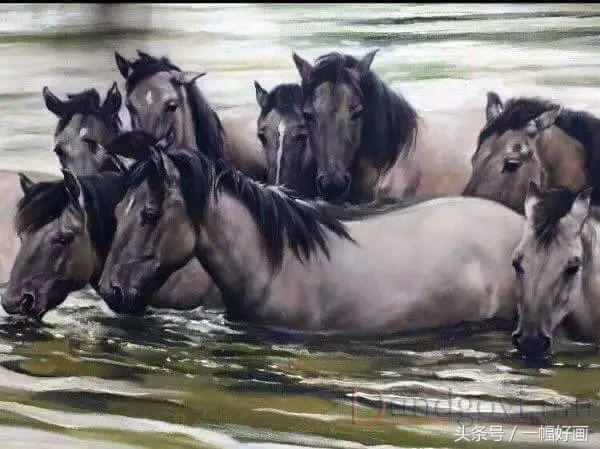 有人说他是一位画马大家，有人说蒙古马是他的神