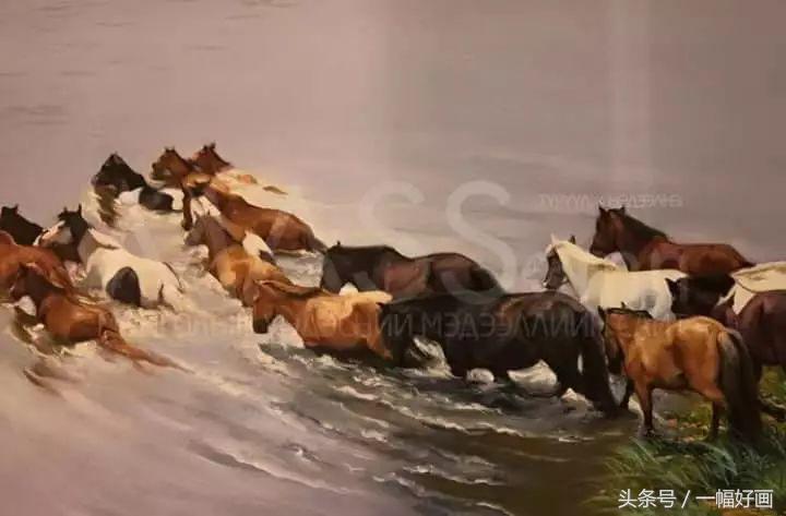 有人说他是一位画马大家，有人说蒙古马是他的神