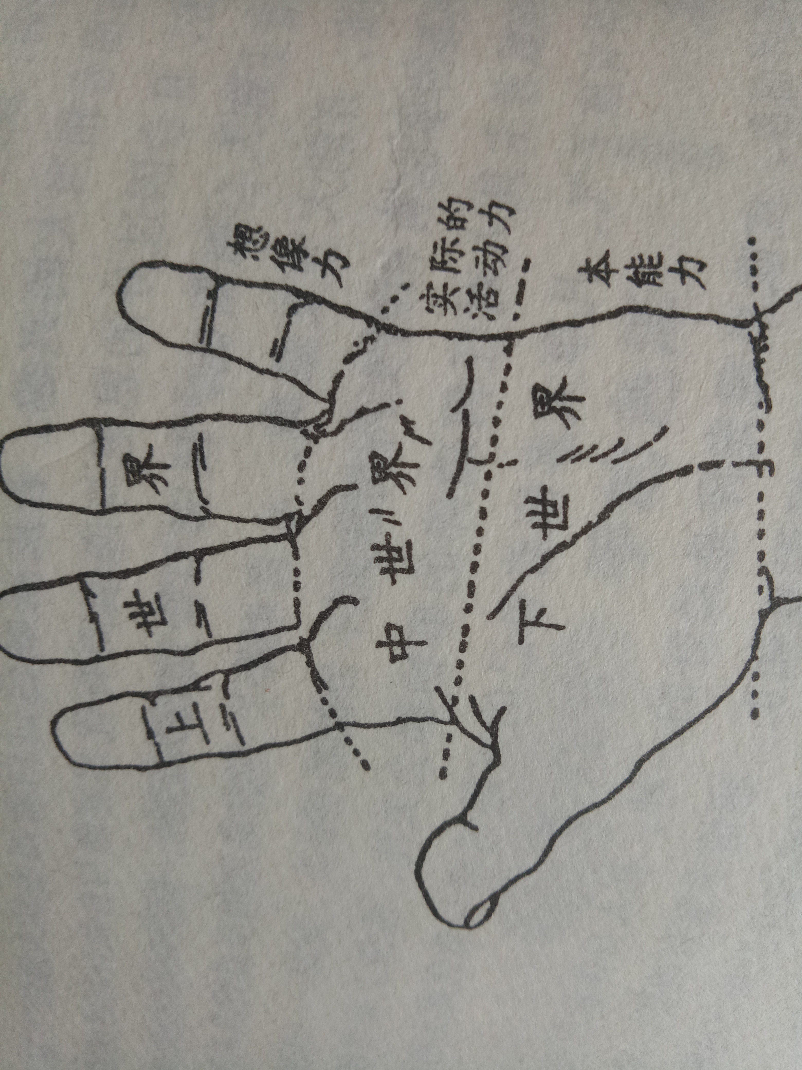 手相与命运:手指缝隙