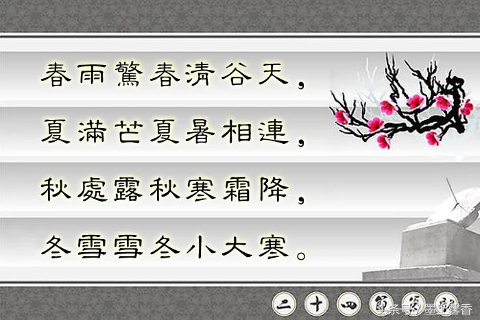 中国二十四节气知识（收藏慢慢看）